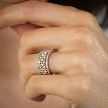 1 Carat Diamond Ring in 9ct Yellow Gold