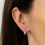 1/10 Carat Diamond Stud Earrings in 9ct Yellow Gold