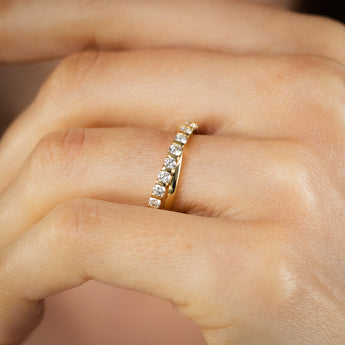 1/2 Carat Diamond Ring in 18ct Yellow Gold