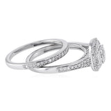 0.65 Carat Diamond 2-Ring Bridal Set in Platinum