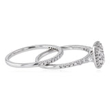 0.65 Carat Diamond 2-Ring Bridal Set in Platinum