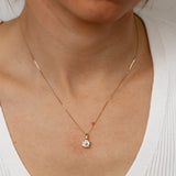 1 Carat Natural Diamond Solitaire Pendant set in 9ct Yellow Gold