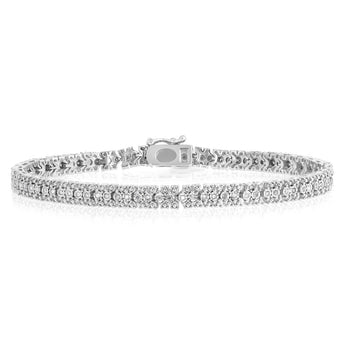 0.45 Carat Diamond 18.5cm Bracelet in Sterling Silver