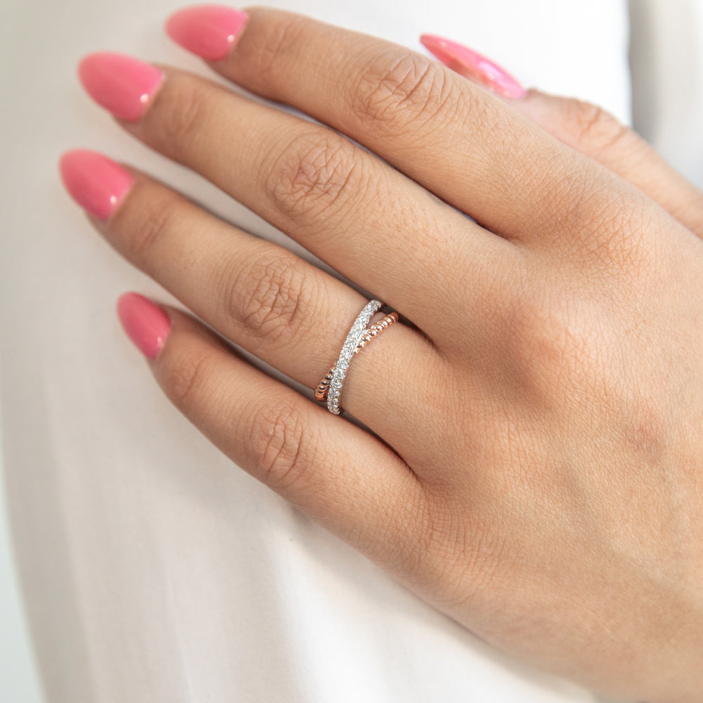 Flawless Cut 9ct Rose Gold ¼ Carat Diamond Ring