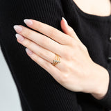 Flawless Cut 9ct Yellow Gold Three Stone Diamond Ring (TW=30-34pt)