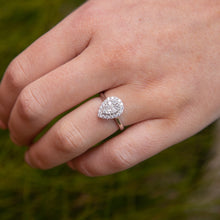 Load image into Gallery viewer, Flawless 1/2 carat  9ct White Gold Diamond Ring