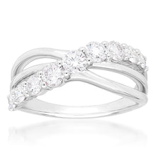 Load image into Gallery viewer, Flawless Cut 1 Carat Diamond Dress Ring in 18ct White Gold