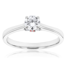 Load image into Gallery viewer, Luminesce Lab Grown 1/2 Carat Diamond Solitaire Engagment Ring