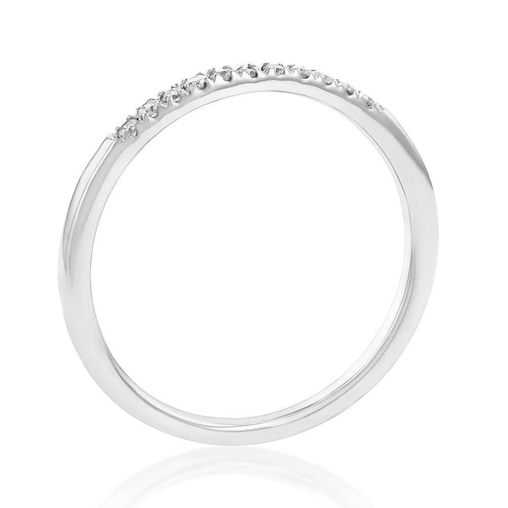 Luminesce Lab Grown Diamond 10-14pt Eternity Ring in 9ct White Gold