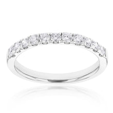 Load image into Gallery viewer, Luminesce Lab Grown Diamond 1/2 Carat Eternity Ring in 9ct White Gold