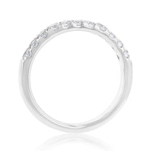Load image into Gallery viewer, Luminesce Lab Grown Diamond 1/2 Carat Eternity Ring in 9ct White Gold