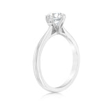 Luminesce Lab Grown 1 Carat Solitaire Ring in 14ct White Gold