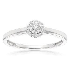 Luminesce Lab Grown Diamond Ring in Silver