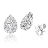 Luminesce Lab Grown 1/4 Carat Diamond Stud Earrings in Sterling Silver