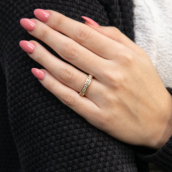 Luminesce Lab Grown Diamond 1 Carat Eternity Ring in 9ct Yellow Gold