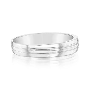 Luminesce Lab Grown 1 Brilliant Cut Diamond in Sterling Silver Gents Ring