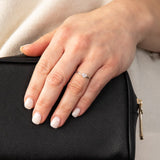 9ct White Gold Heart Luminesce Lab Grown Diamond Dress Ring