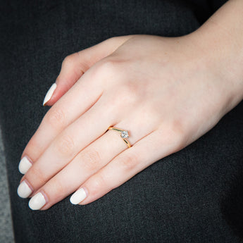 Luminesce Lab Grown Diamond Ring in 9ct Yellow Gold