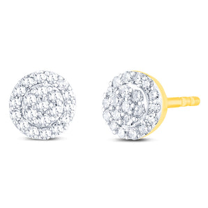 Luminesce Lab Grown 1/5 Carat Diamond Stud Earrings in 9ct Yellow Gold