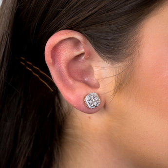 Luminesce Lab Grown 1/2 Carat Diamond Earrings in 9ct Yellow Gold