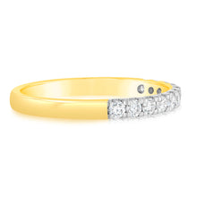 Load image into Gallery viewer, Luminesce Lab Grown Diamond 1/2 Carat Eternity Ring in 9ct Yellow Gold