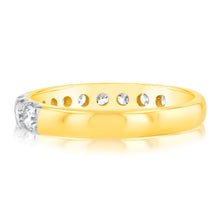 Load image into Gallery viewer, Luminesce Lab Grown Diamond 1 Carat Eternity Ring in 9ct Yellow Gold