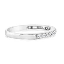 Load image into Gallery viewer, Luminesce Lab Grown 1/10 Carat Diamond Eternity Ring in 9ct White Gold