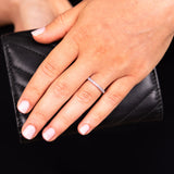 Luminesce Lab Grown 9ct White Gold 1/10 Carat Diamond Eternity Ring