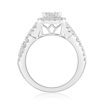 Luminesce Lab Grown 18ct White Gold 1 Carat Diamond Ring