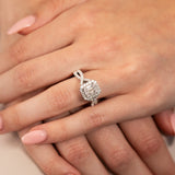 Luminesce Lab Grown 18ct White Gold 1 Carat Diamond Ring