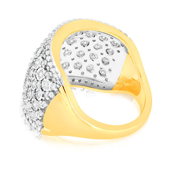 Luminesce Lab Grown 1 Carat Diamond Ring in 9ct Yellow Gold