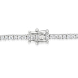 Luminesce Lab Grown 3 Carat Diamond Tennis Bracelet in Sterling Silver