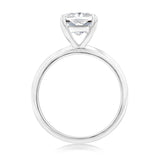 Luminesce Lab Grown Certified 2 Carat Diamond Cushion Cut Ring in 18ct White Gold