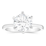Luminesce Lab Grown 3 Carat Certified Ring in 18ct White Gold