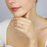 Luminesce Lab Grown 3 Carat Certified Ring in 18ct White Gold