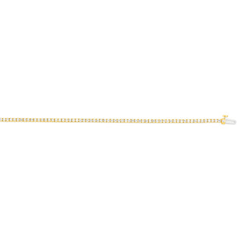 Luminesce Lab Grown 2 Carat Diamond Tennis Bracelet in 9ct Yellow Gold