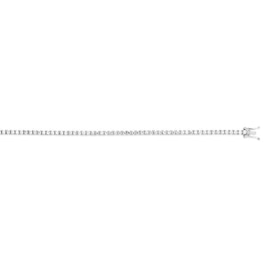 Luminesce Lab Grown 4 Carat Diamond Tennis Bracelet in Sterling Silver