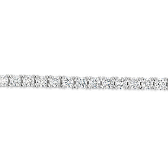 Luminesce Lab Grown 4 Carat Diamond Tennis Bracelet in Sterling Silver
