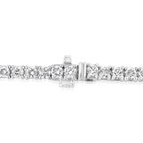 Luminesce Lab Grown 4 Carat Diamond Tennis Bracelet in Sterling Silver