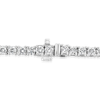 Luminesce Lab Grown 4 Carat Diamond Tennis Bracelet in Sterling Silver