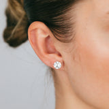 Luminesce Lab Grown 3 Carat Solitaire Diamond Stud Earrings in 14ct White Gold