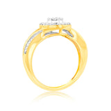Luminesce Lab Grown 1/4 Carat Diamond Ring in 9ct Yellow Gold
