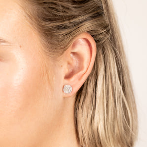 Luminesce Lab Grown 1/4 Carat Diamond Stud Earrings in Sterling Silver
