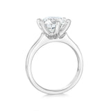Luminesce Lab Grown 18ct White Gold 3 Carat Certified Diamond Solitaire Ring