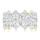 Luminesce Lab Grown 2 Carat Diamond Ring in  9ct Yellow Gold