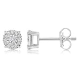 Luminesce Lab Grown 1/6 Carat Diamond Stud Earrings in Sterling Silver