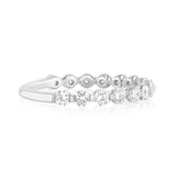 Luminesce Lab Grown 9ct White Gold 1 Carat Diamond Eternity Ring