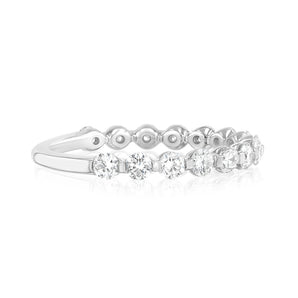 Luminesce Lab Grown 9ct White Gold 1 Carat Diamond Eternity Ring
