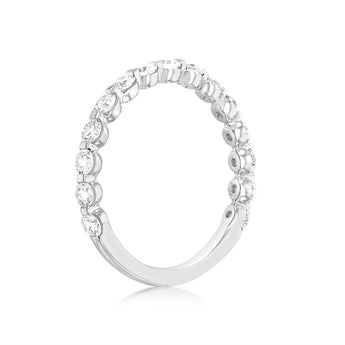Luminesce Lab Grown 9ct White Gold 1 Carat Diamond Eternity Ring