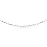 Luminesce Lab Grown 10ct White Gold Tennis Necklace in 3Carat Diamond